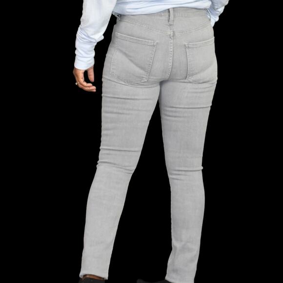 Agolde Sophie Jean Grey Light Fame Skinny Slim High Waist Cotton Stretch Size 26 - Picture 2 of 16